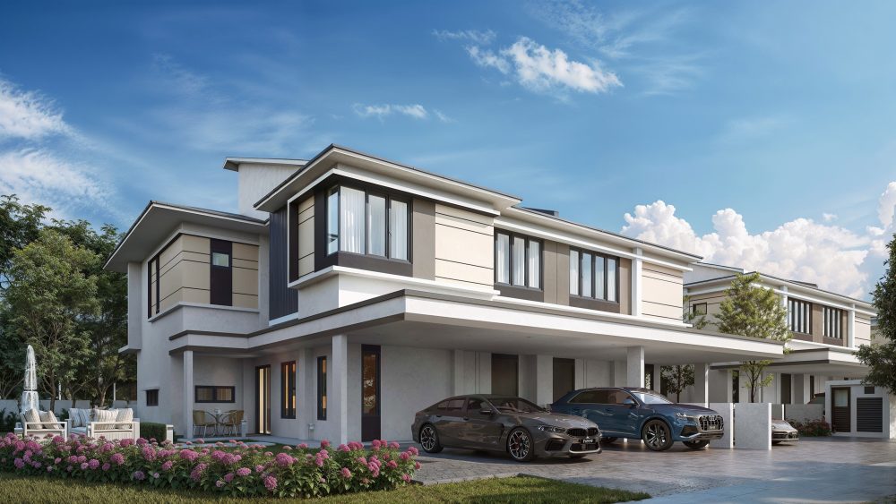 Gemala-Tropicana-Aman_Facade-Type-A2_Facade-View_AI